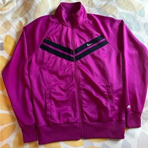 Nike magenta track jacket. Size L
